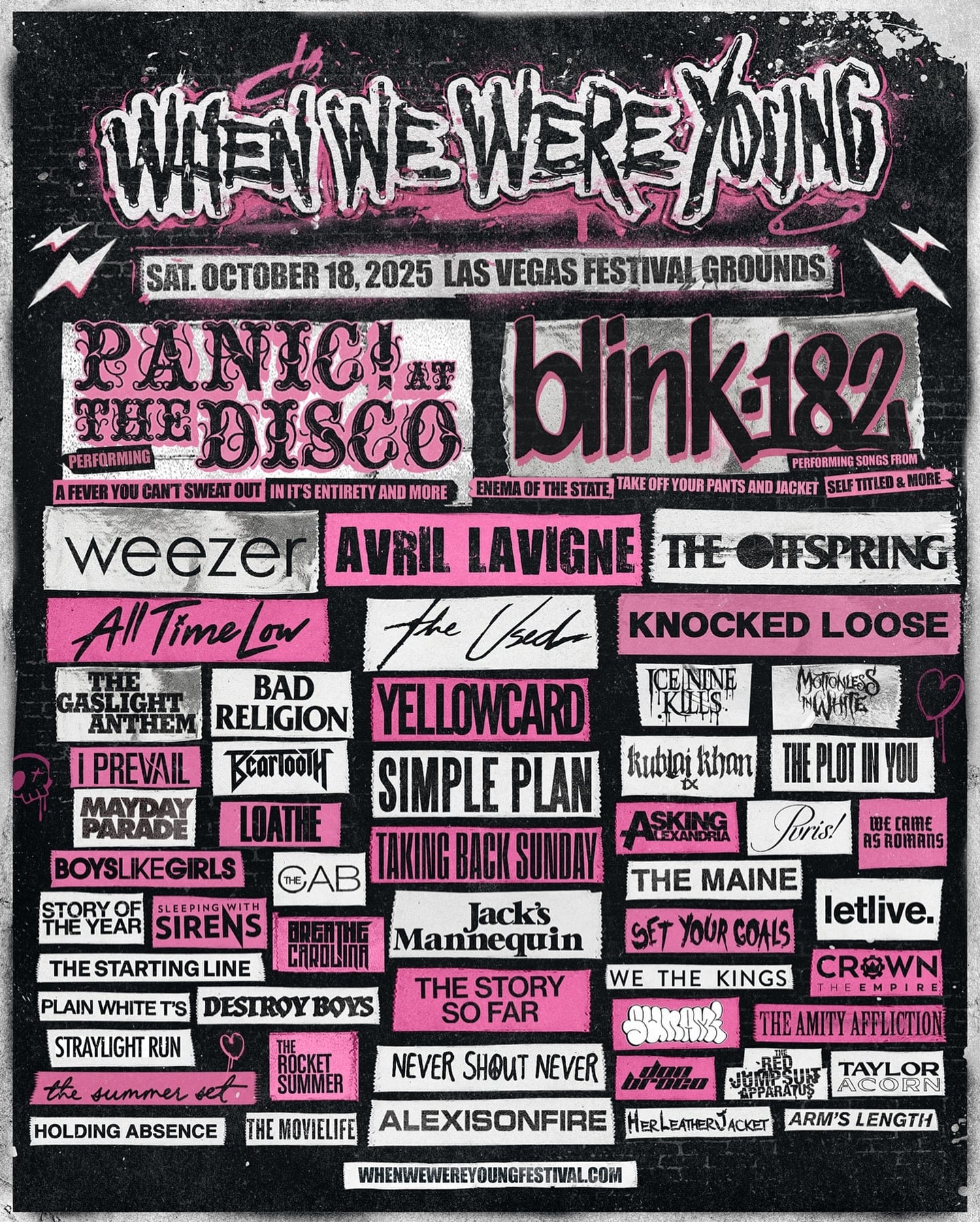 Ice Nine Kills【WWWY2025ラスベガス】 When We Were Young Festival 2025 | Music Festival Wizard