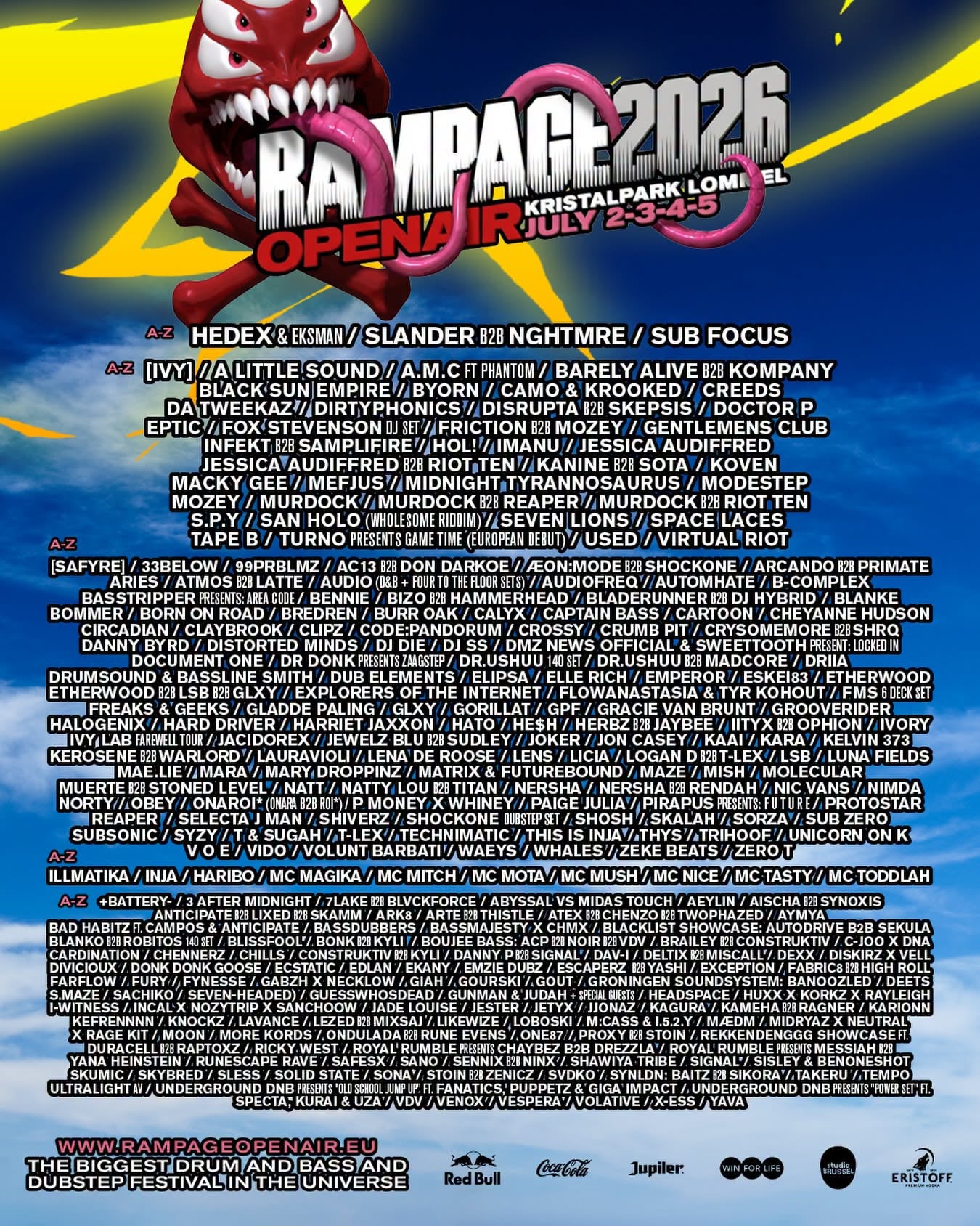 Rampage Open Air 2026 | Music Festival Wizard