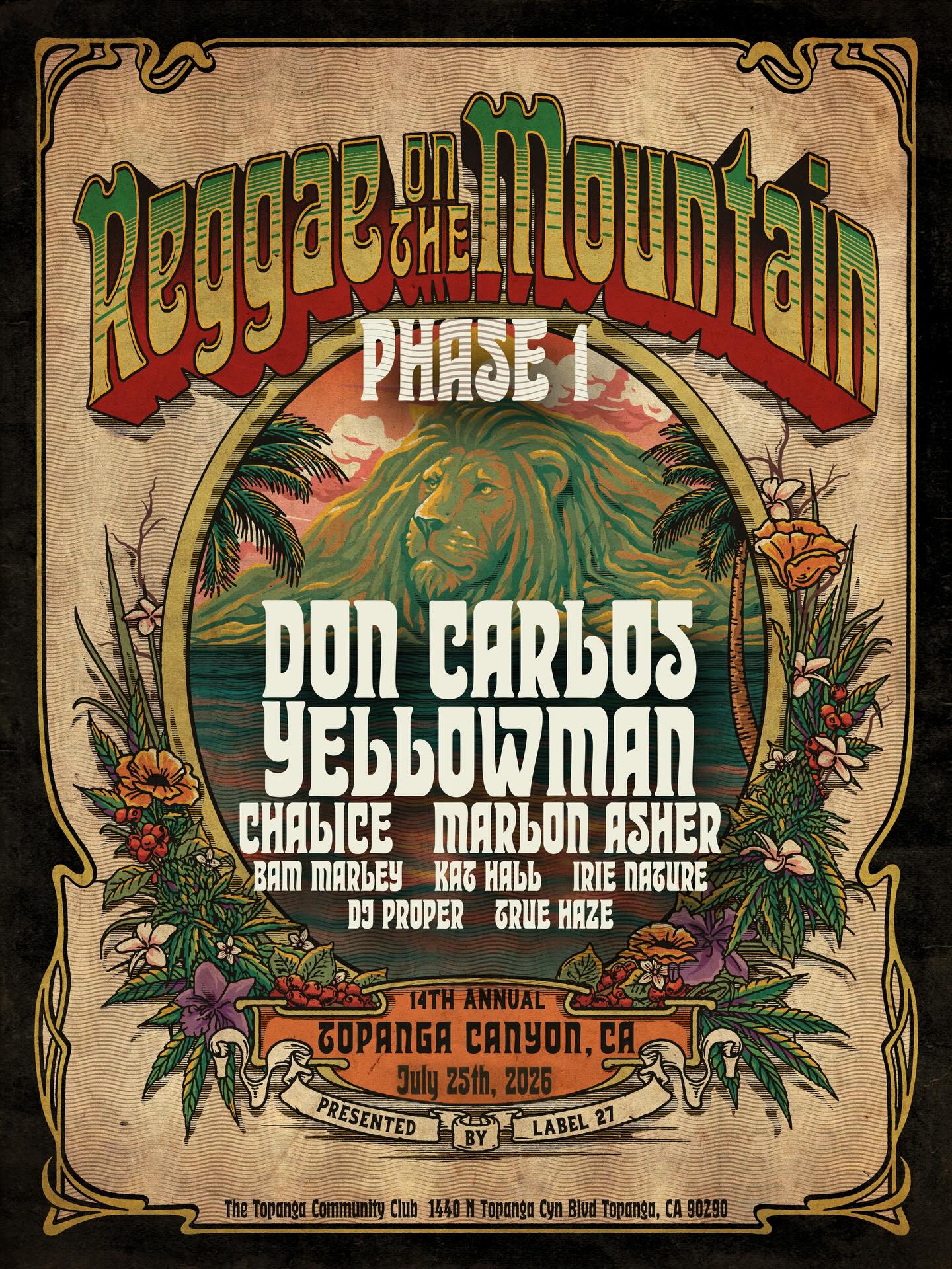 Reggae On The Mountain 2026 | Music Festival Wizard